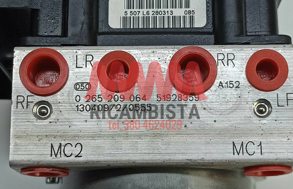 51928359 Ford Ka centralina gruppo pompa ABS