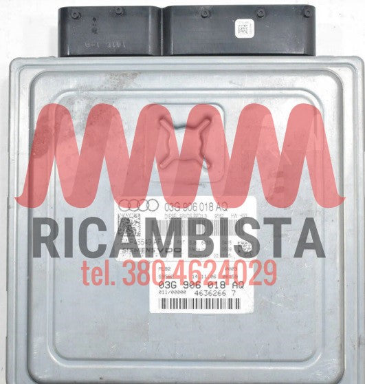 5WP45549AF Audi A4 centralina motore Siemens