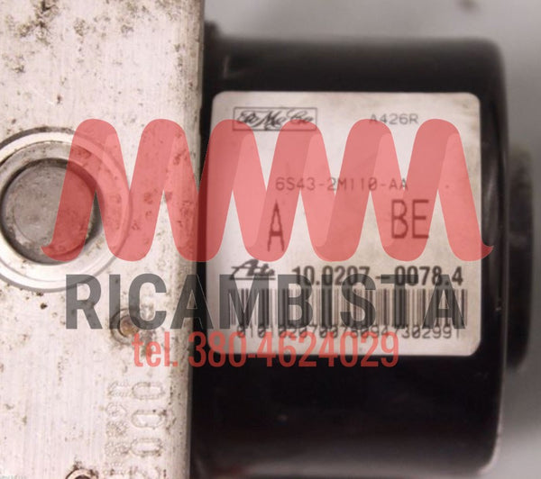 6S432M110AA Ford Transit centralina gruppo pompa ABS Euro 199 RIPARAZIONE