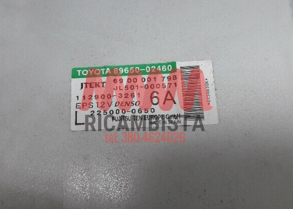 89650-02460 Toyota Auris centralina servosterzo elettrico