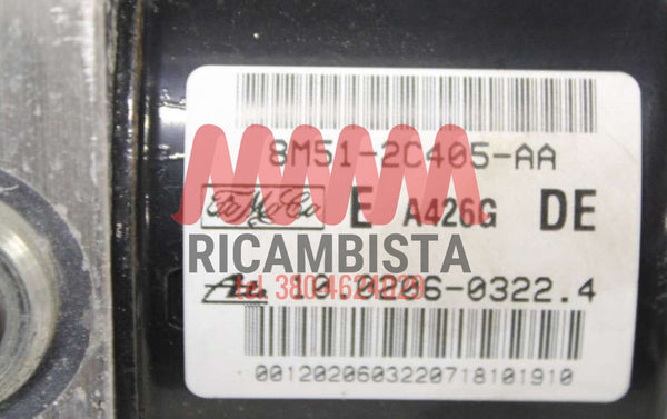 8M512C405AA Ford Focus C-Max centralina gruppo pompa ABS Euro 199