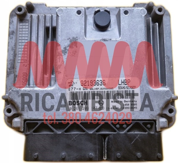 92193636 Chevrolet Captiva centralina motore