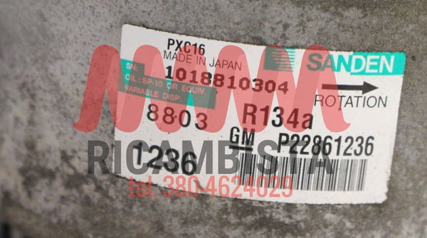 95518886 Opel Insignia 2.0 anno 2015 compressore aria condizionata