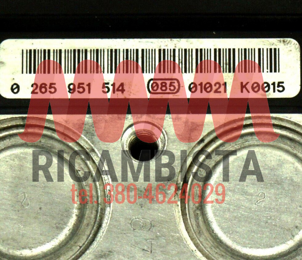 0265251353 0265951514 A0074312412 Mercedes Vito gruppo pompa ABS Bosch