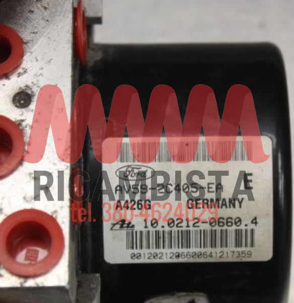 AV592C405EA Ford Fiesta centralina gruppo pompa ABS Euro 230