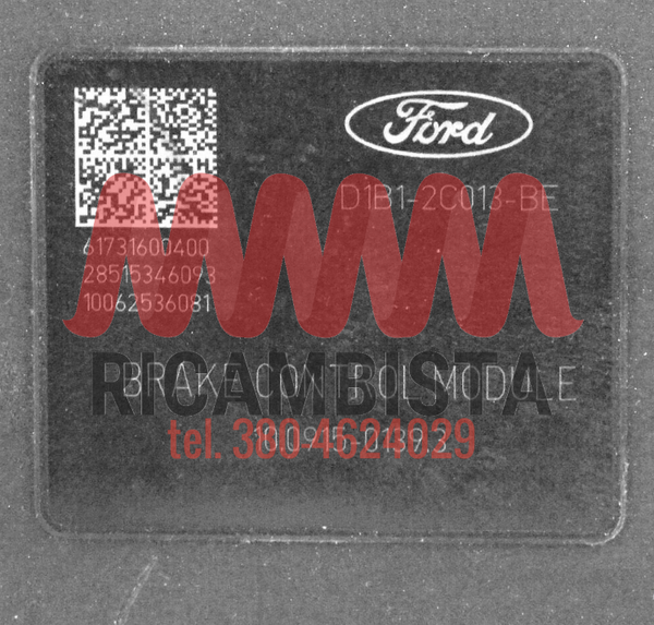 D1B1-2C013-BE Ford Fiesta centralina gruppo pompa ABS Euro 230