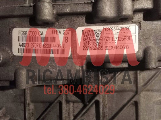 FG98-7000-CA cambio automatico Ford Mondeo anno 2010 2.0 Ibrida